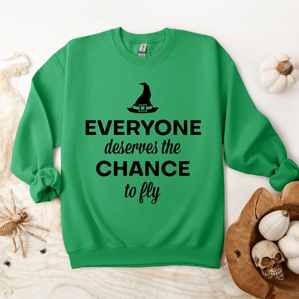 Deserve The Chance To Fly Graphic Sweatshirt