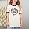 Dirt and Diamonds Kinda Girl Ringer Tee