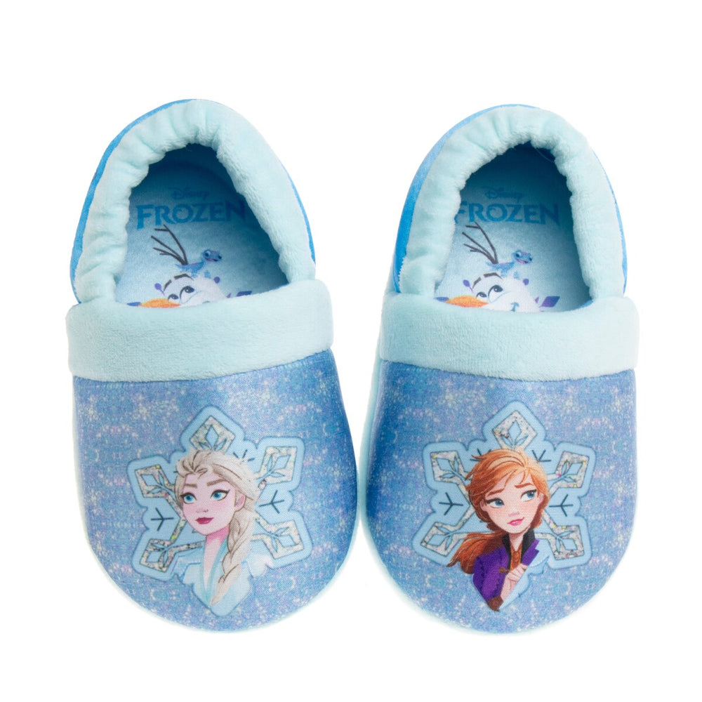 Disney Frozen Anna and Elsa Girls Dual Sizes Slippers