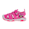 Disney Girls Minnie Mouse hook and loop closed toe sport sandals