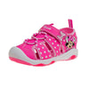 Disney Girls Minnie Mouse hook and loop closed toe sport sandals