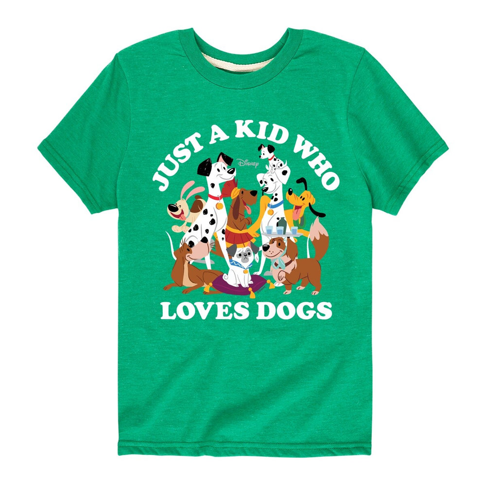 Disney Just a Kid Who Loves Dogs