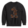 Disney Mickey Spideweb Silhouette Crew Fleece