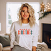 Distressed Merry Christmas Graphic Sweatshirt