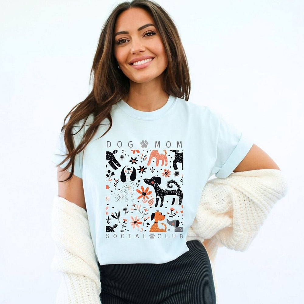 Dog Mom Social Club Garment Dyed Tee