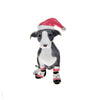 Black & White Christmas Dog Brooch