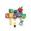 I Love School Charm Brooch