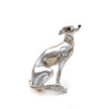 Silvertone Greyhound Brooch