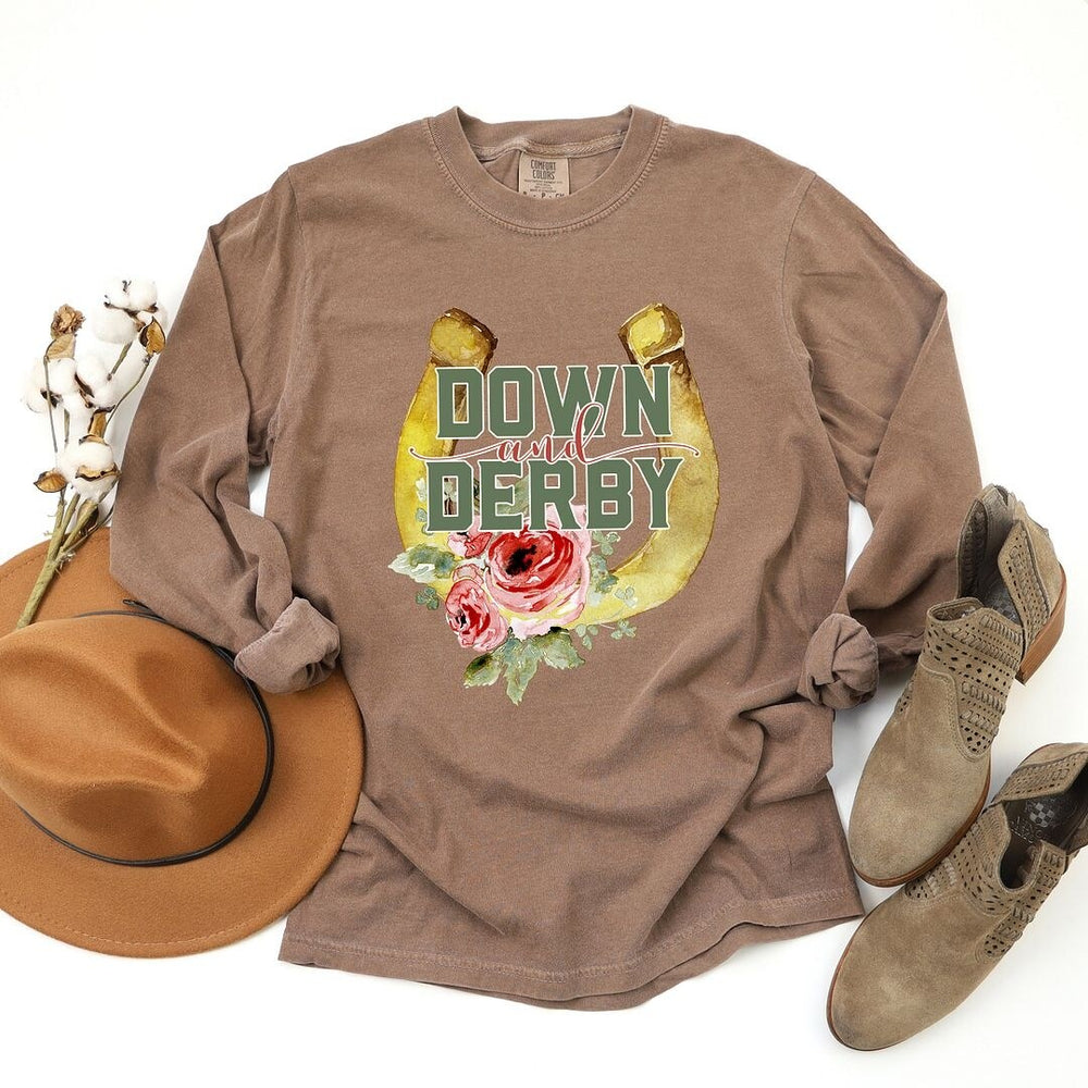 Down And Derby Garment Dyed Long Sleeve