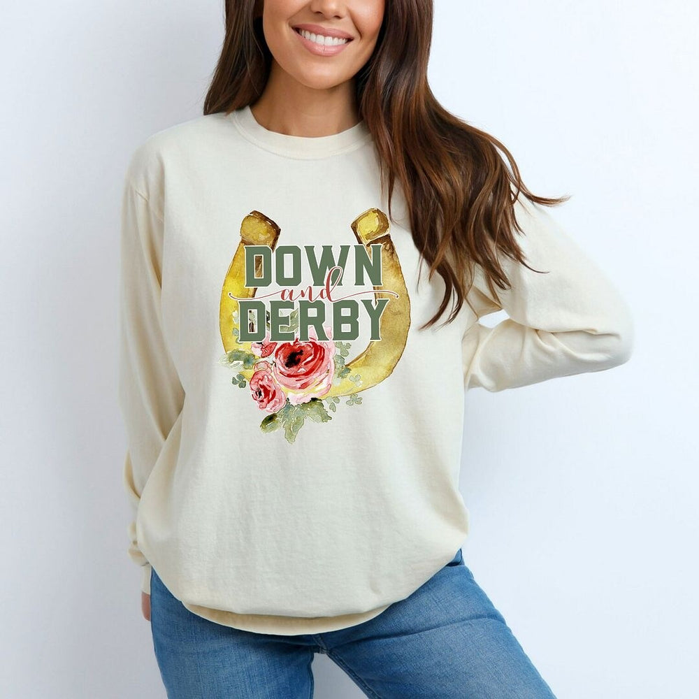 Down And Derby Garment Dyed Long Sleeve