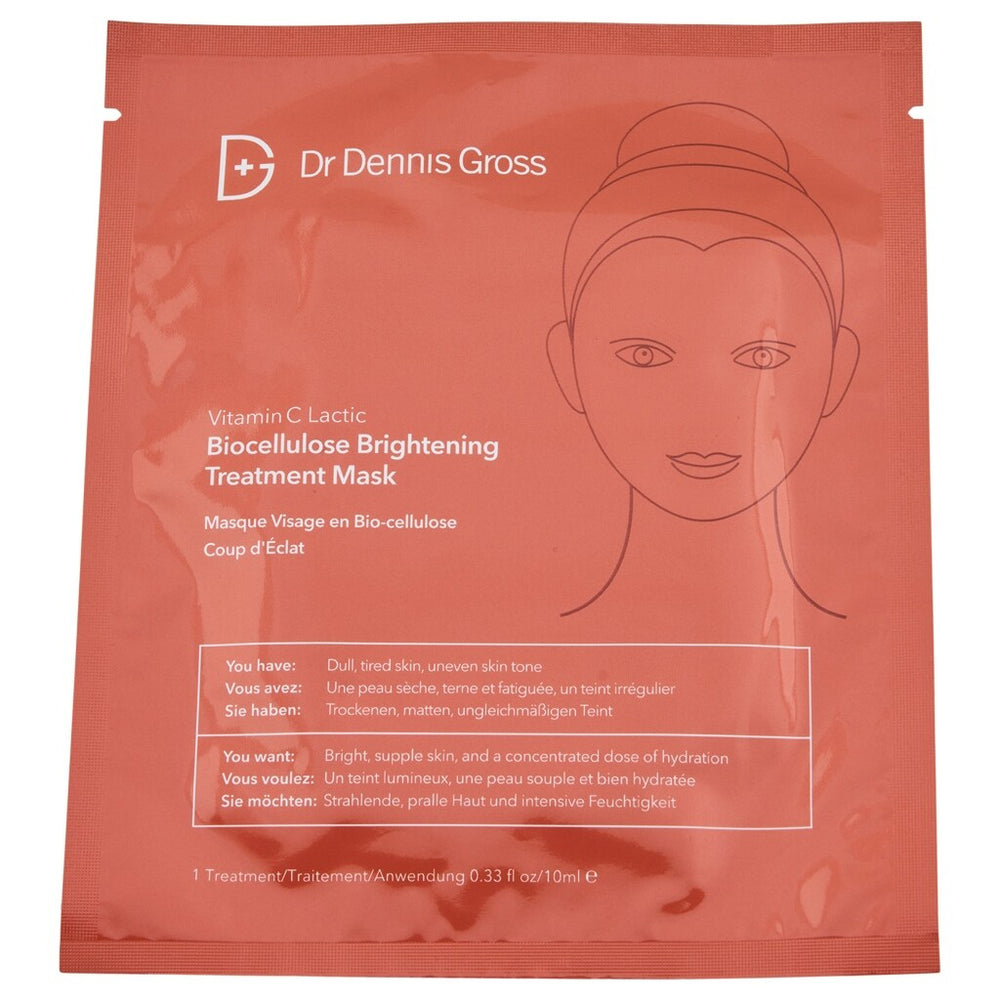 Dr. Dennis Gross Vitamin C Lactic Biocellulose Brightening Treatment Mask