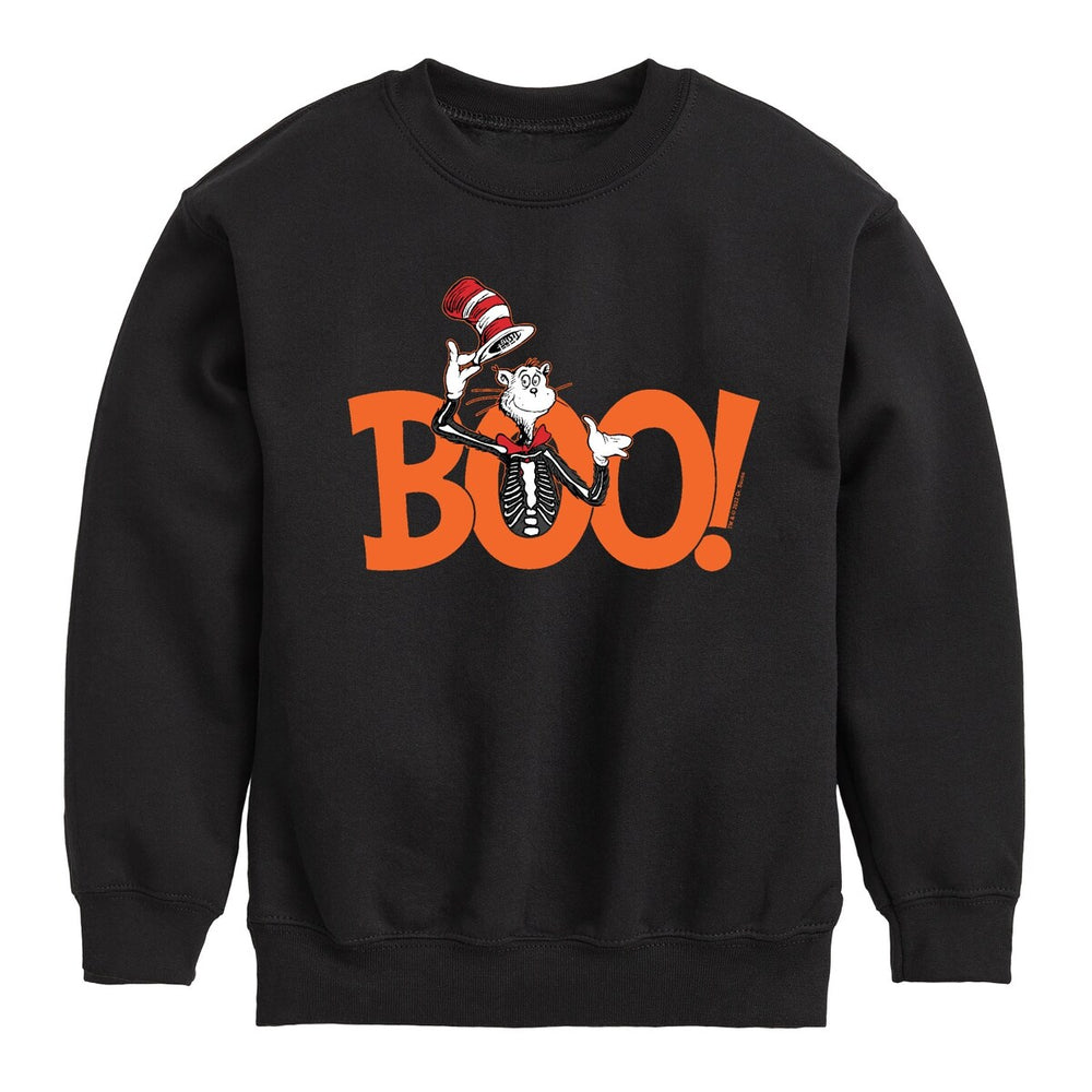 Dr. Seuss Cat In The Hat Boo! Crew Fleece