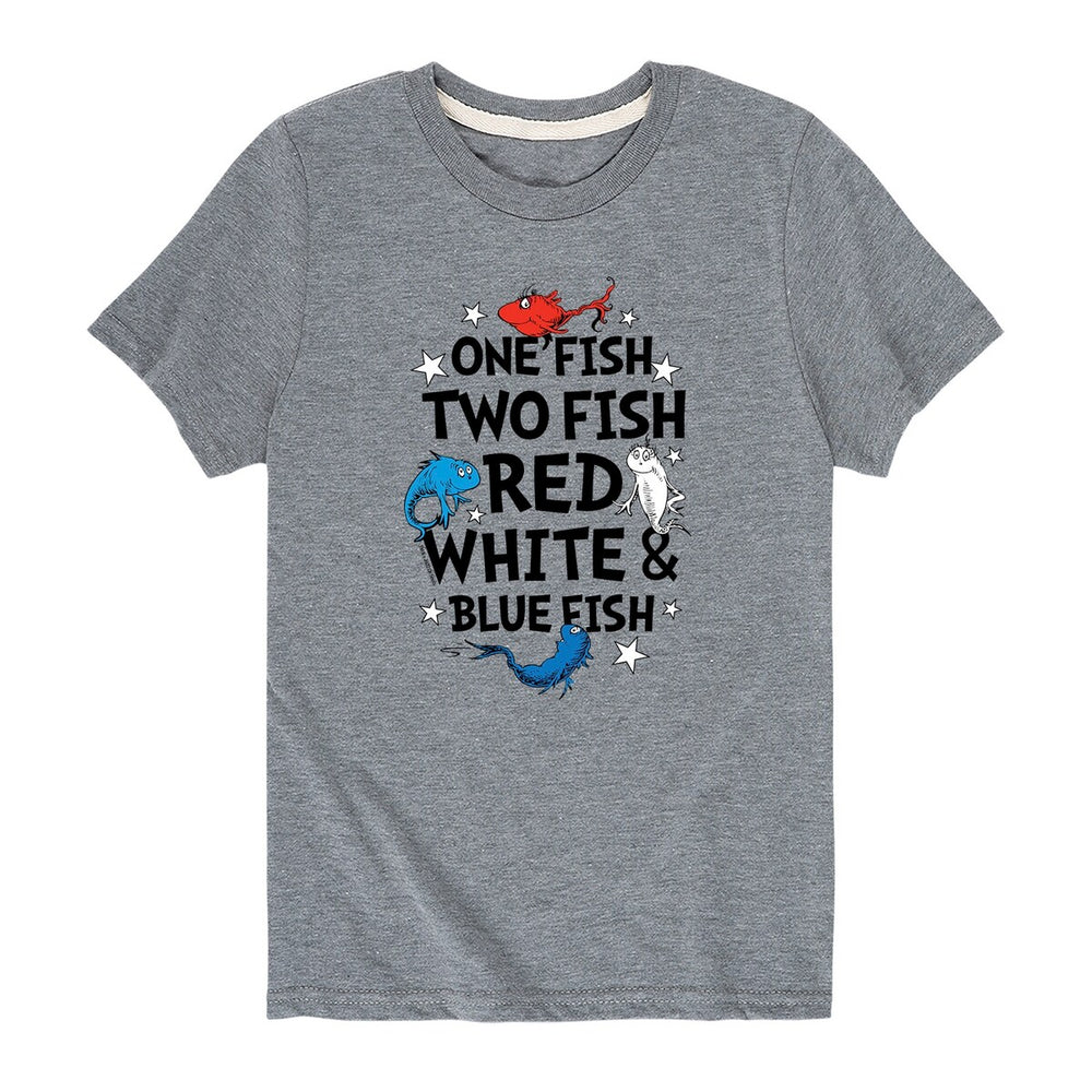 Dr. Seuss Red White and Blue Fish