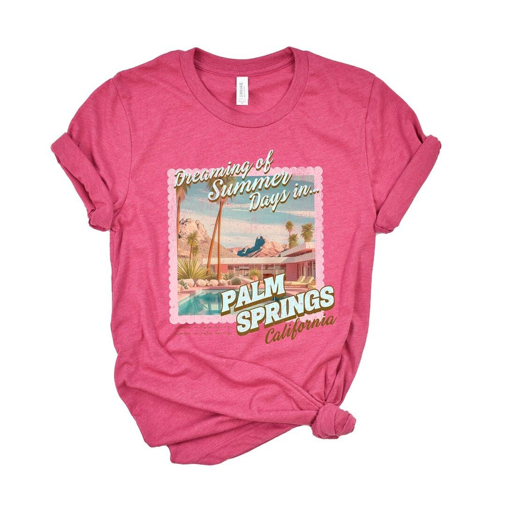 Dreaming Of Palm Springs Short Sleeve Crewnneck Tee