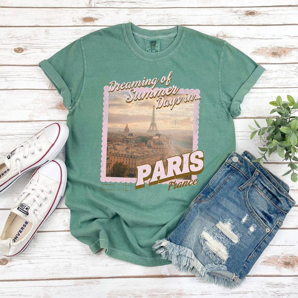 Dreaming Of Paris Garment Dyed Tee