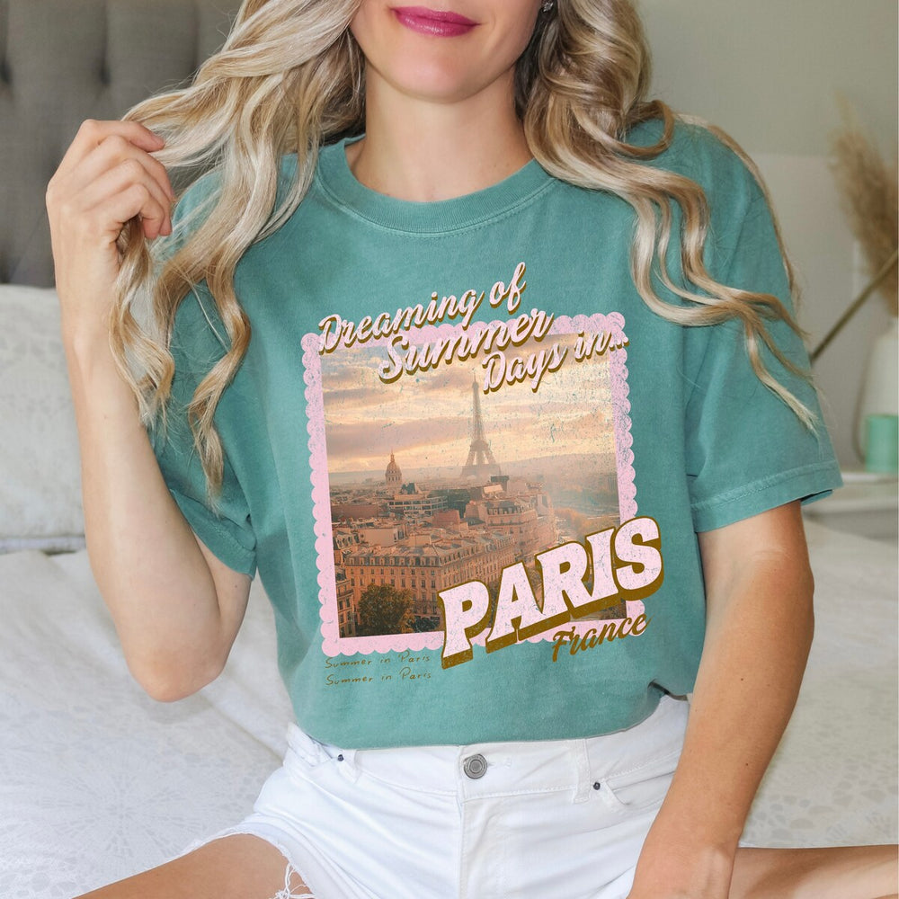 Dreaming Of Paris Garment Dyed Tee