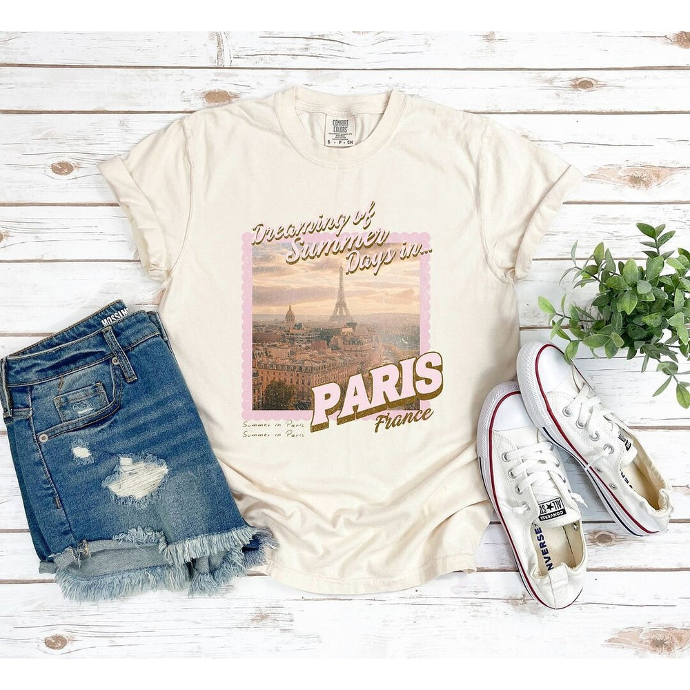 Dreaming Of Paris Garment Dyed Tee