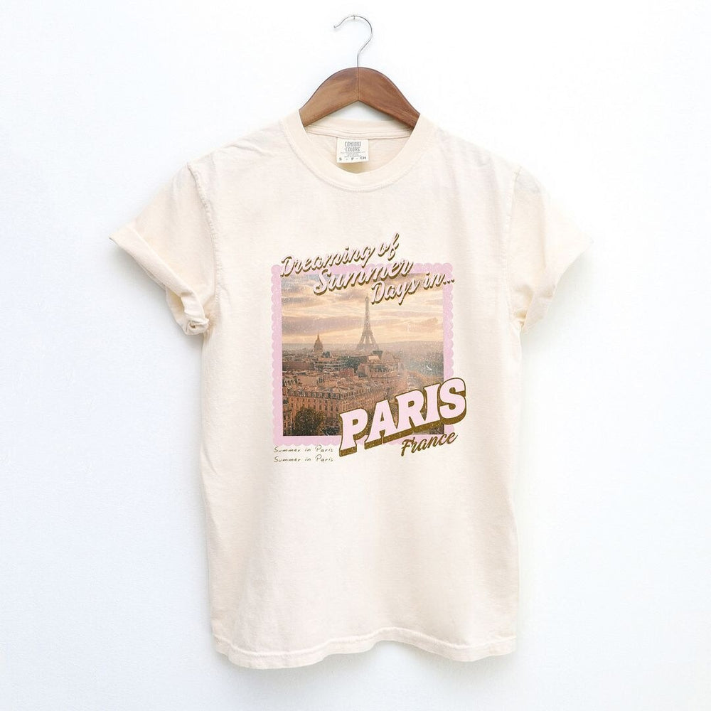 Dreaming Of Paris Garment Dyed Tee