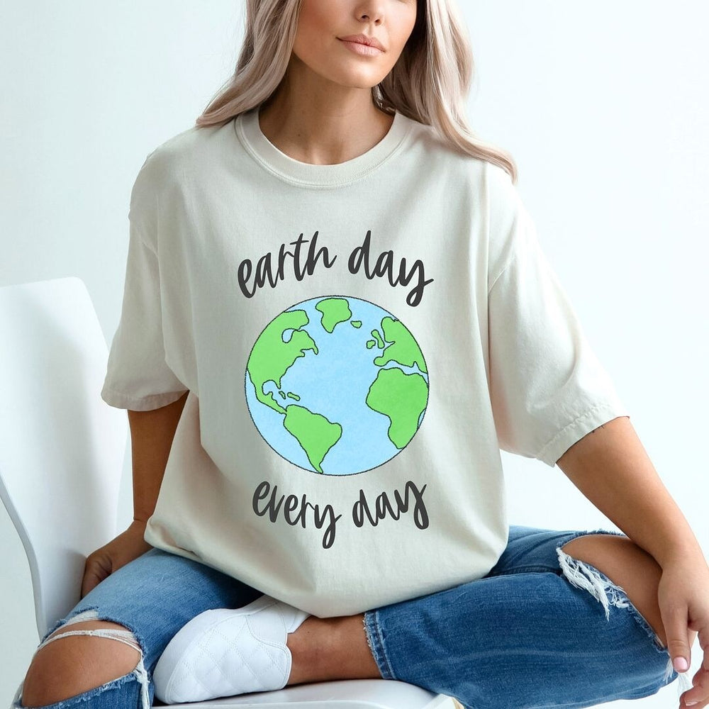 Earth Day Every Day Garment Dyed Tee