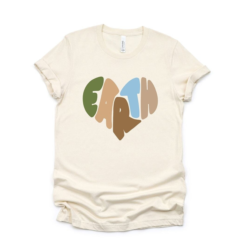 Earth Heart Short Sleeve Crewnneck Tee