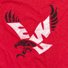 Eastern Washington University Primary Logo Unisex Adult Heathered Premium T Shirt