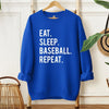 Eat Sleep Baseball Repeat Graphic Sweatshirt