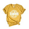 Educational Rockstar Teacher Short Sleeve Crewnneck Tee