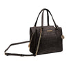 Ellen Tracy Faux Croco Satchel Bag