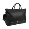 Ellen Tracy Woven Faux Leather Duffel