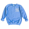 Embroidered Better Days Left Chest Graphic Sweatshirt