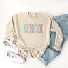 Embroidered Gigi Outline Graphic Sweatshirt