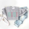 Embroidered Gigi Outline Graphic Sweatshirt