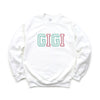 Embroidered Gigi Outline Graphic Sweatshirt