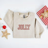 Embroidered Jolly Graphic Sweatshirt