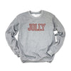 Embroidered Jolly Graphic Sweatshirt