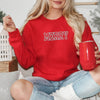 Embroidered Merry Graphic Sweatshirt