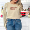 Embroidered Merry Graphic Sweatshirt