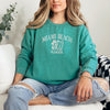 Embroidered Miami Beach Florida Garment Dyed Sweatshirt