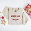 Embroidered North Pole University Graphic Sweatshirt