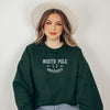 Embroidered North Pole University Graphic Sweatshirt