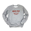 Embroidered North Pole University Graphic Sweatshirt