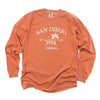 Embroidered San Diego Garment Dyed Long Sleeve