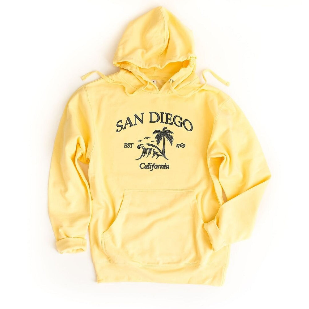 Embroidered San Diego Graphic Hoodie