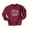 Embroidered Texas Wild West Graphic Sweatshirt