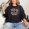 Embroidered Texas Wild West Graphic Sweatshirt