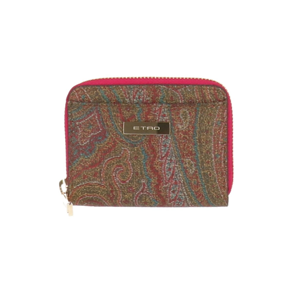 Etro Womens Brown Multicolored Clutch