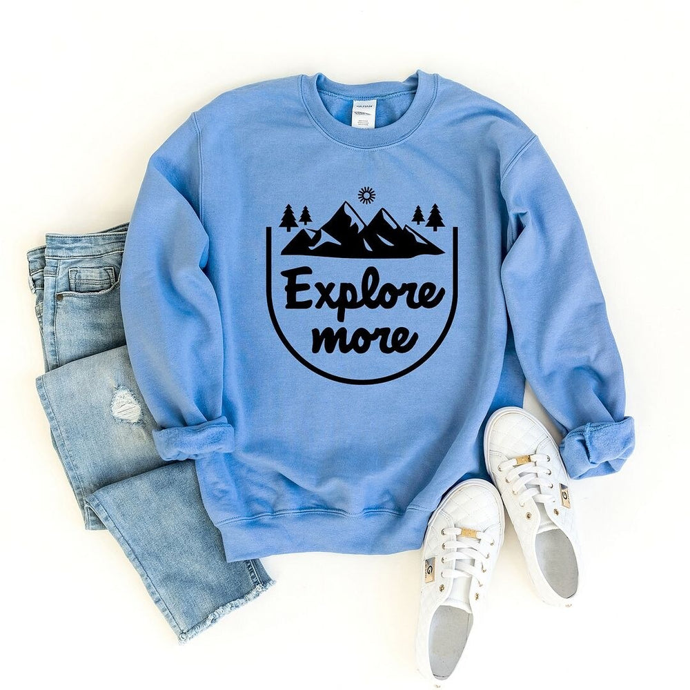 Explore More Mountain Graphic Sweatshirt