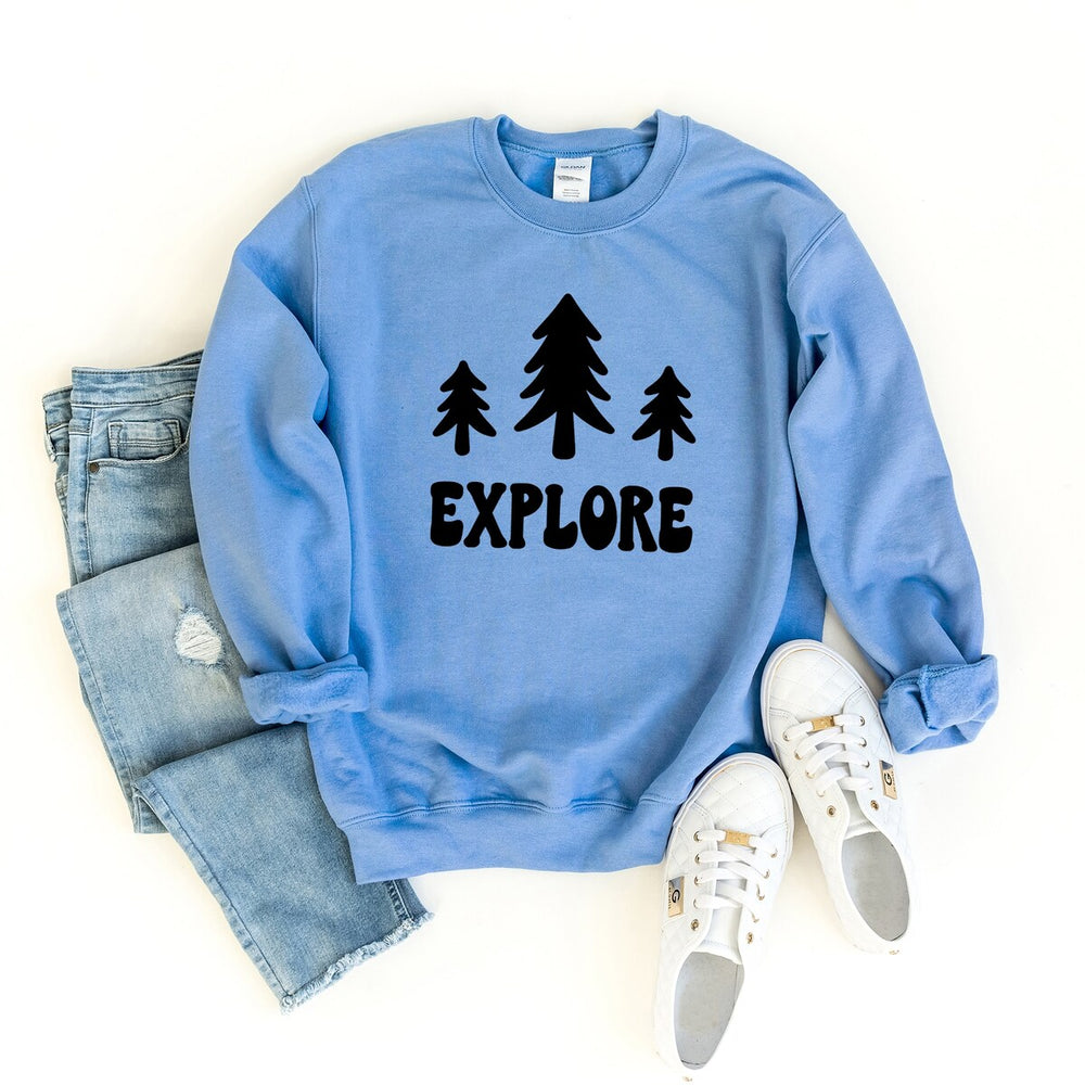 Explore Trees Graphic Sweatshirt