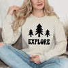 Explore Trees Graphic Sweatshirt