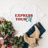 Express Your Elf Short Sleeve Crewnneck Tee